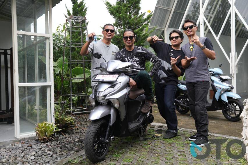 serah terima yamaha gear ultima ke motofun